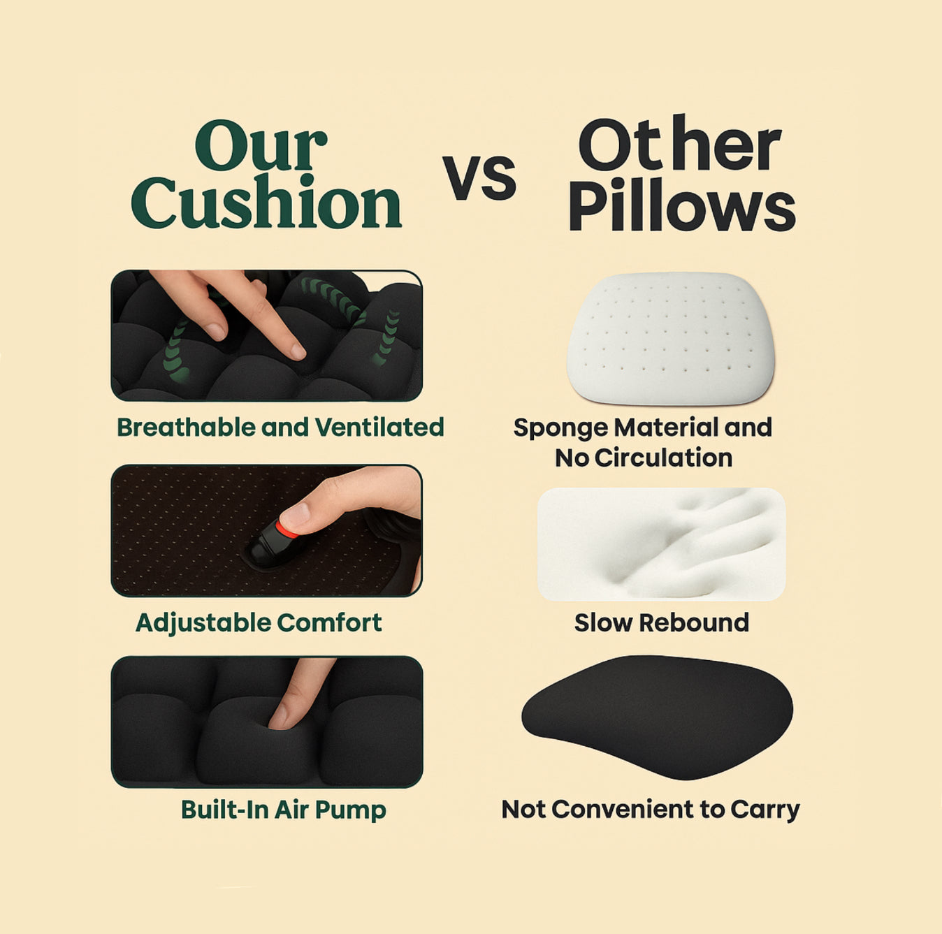 Cushy Bum Sitting Pillow